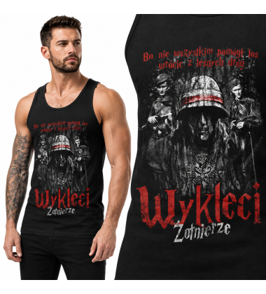 tank-top  patriotyczny WYKLĘCI ŻOŁNIERZE